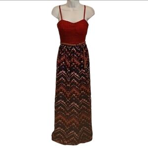 Lily Rose Aztec Maxi Dress